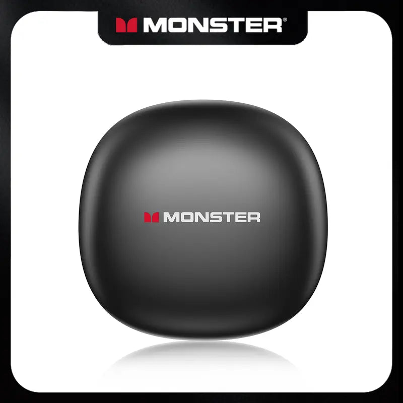 Monster Airstar C01 Wireless Bluetooth Headset, Ultra-Light Hanging Earphones with Hi-Fi Stereo Sound, Bluetooth 6.0, Long Battery Life for Music & Calls