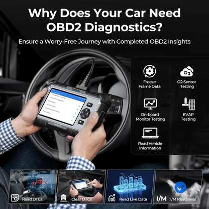 TOPDON ArtiDiag500 OBD2 Scanner, 4-System Car Diagnostic Tool with 6 Reset Functions, AutoVIN, Live Data, ABS SRS Engine Transmission